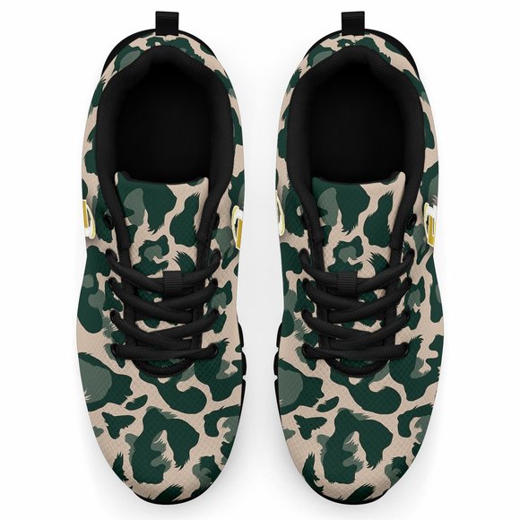 Camouflage Sneaker For Women Green Flavor Living